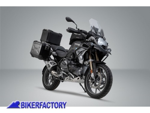 BikerFactory Kit avventura protezione SW Motech colore nero per BMW R 1250 GS 18 in poi ADV 07 904 76000 1042796