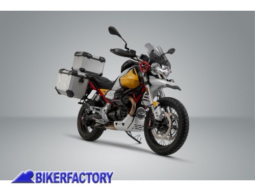 BikerFactory Kit avventura protezione SW Motech per MOTO GUZZI V85 TT 19 in poi ADV 17 925 76000 1042804