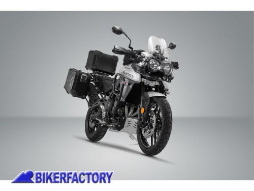 BikerFactory Kit avventura protezione SW Motech per TRIUMPH Tiger 800 XC 10 14 ADV 11 749 76000 1038593