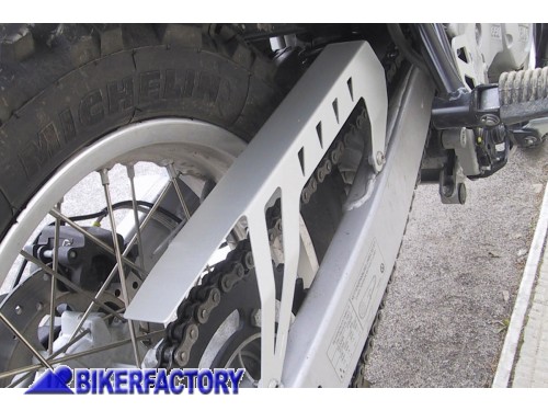 BikerFactory Protezione catena e disco freno posteriore modello Light completo di viti per il fissaggio BMW F650GS G650GS BKF 07 0476 1001433