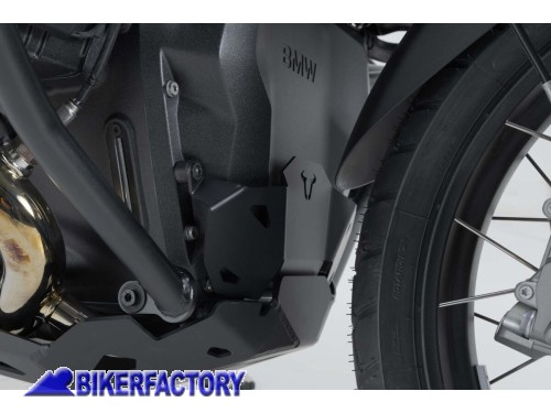 BikerFactory Estensione frontale paracoppa paramotore SW Motech in alluminio NERO per BMW R1300GS MSS 07 975 10200 B 1049749