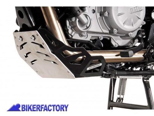 BikerFactory Paracoppa Paramotore protezione sottoscocca SW Motech in alluminio x BMW G 650 GS Sertao e F 650 GS MSS 07 777 10000 B 1019437