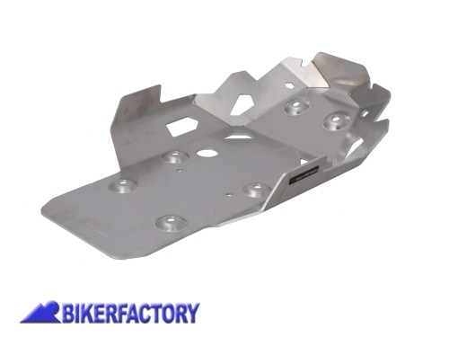 BikerFactory Paracoppa paramotore protezione sottoscocca SW Motech in alluminio ARGENTO per BMW R1300GS MSS 07 975 10000 S 1049747
