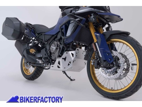 BikerFactory Paracoppa paramotore protezione sottoscocca SW Motech in alluminio ARGENTO per Suzuki V Strom 800DE MSS 05 845 10001 S 1049961