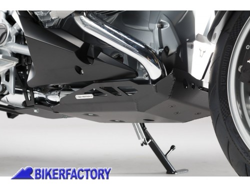 BikerFactory Paracoppa paramotore protezione sottoscocca SW Motech in alluminio Colore NERO x BMW R1200RT 14 in poi MSS 07 517 10000 B 1028457