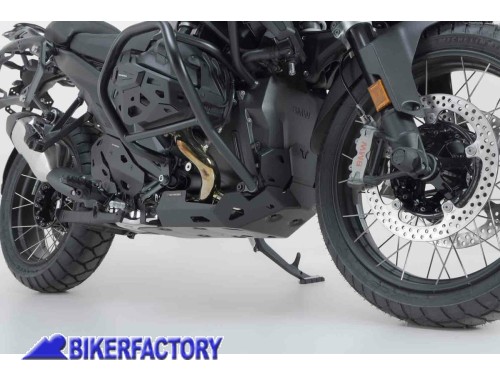 BikerFactory Paracoppa paramotore protezione sottoscocca SW Motech in alluminio NERO per BMW R1300GS MSS 07 975 10000 B 1049746