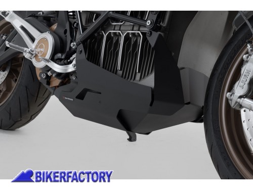 BikerFactory Paracoppa paramotore protezione sottoscocca SW Motech in alluminio NERO per Zero SR F 19 in poi MSS 29 981 10000 B 1046665