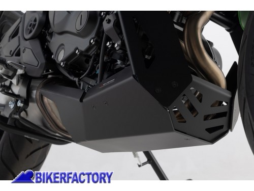 BikerFactory Paracoppa paramotore protezione sottoscocca SW Motech in alluminio colore NERO per Kawasaki Versys 650 21 in poi MSS 08 844 10000 B 1046554