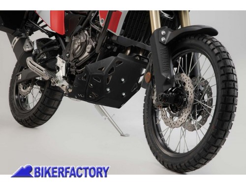 BikerFactory Paracoppa paramotore protezione sottoscocca SW Motech in alluminio colore NERO per YAMAHA T%C3%A9n%C3%A9r%C3%A9 700 19 in poi MSS 06 799 10002 B 1049582
