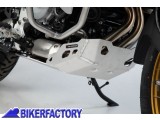 BikerFactory Paracoppa paramotore protezione sottoscocca SW Motech in alluminio colore argento per BMW F 850 GS Adventure MSS 07 912 10000 S 1041039
