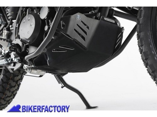 BikerFactory Paracoppa paramotore protezione sottoscocca SW Motech in alluminio colore nero per KAWASAKI KLR 650 08 in poi MSS 08 469 10001 B 1033708