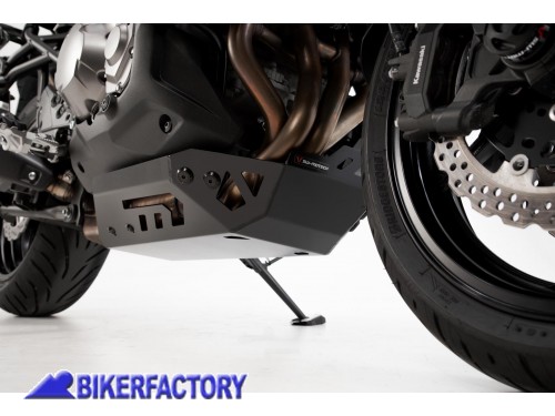 BikerFactory Paracoppa paramotore protezione sottoscocca SW Motech in alluminio per KAWASAKI Versys 1000 18 in poi MSS 08 922 10000 B 1042388