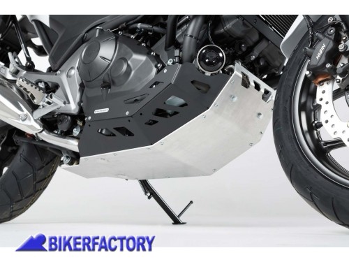 BikerFactory Paracoppa paramotore protezione sottoscocca SW Motech in alluminio x HONDA NC 700 S SD NC 700 X XD NC 750 S SD NC 750 X XD modelli con cambio manuale MSS 01 151 10000 1028501