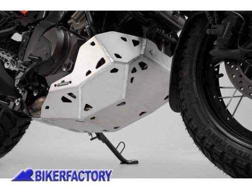 BikerFactory Paracoppa paramotore protezione sottoscocca SW Motech in alluminio x Suzuki V Strom 1050 19 in poi Solo per moto con protezioni tubolari SW Motech o SUZUKI originali MSS 05 936 10000 1044272