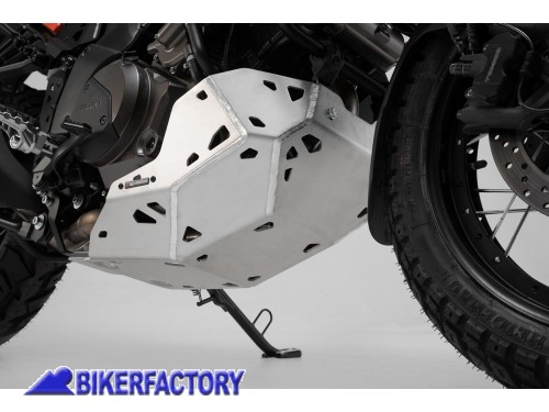 BikerFactory Paracoppa paramotore protezione sottoscocca SW Motech in alluminio x Suzuki V Strom 1050 19 in poi Solo per moto senza protezioni tubolari MSS 05 936 10100 1044524