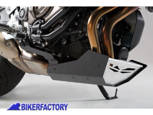 BikerFactory Paracoppa paramotore protezione sottoscocca SW Motech in alluminio x YAMAHA MT 07 Tracer e XSR 700 XTribute MSS 06 506 10001 1028466