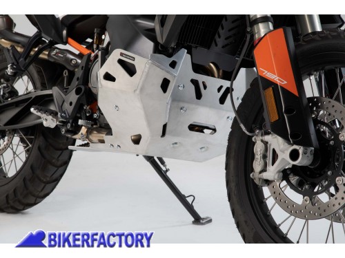 BikerFactory Paracoppa paramotore protezione sottoscocca puntale motore SW Motech in alluminio per KTM 790 Adventure R MSS 04 521 10001 1042372