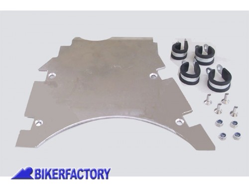 BikerFactory Piastra paramotore protezione sottoscocca Bikerfactory per cavalletto x F650GS e G650GS 0350 1001395