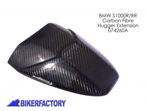 BikerFactory Estensione parafango posteriore PYRAMID in fibra di carbonio x BMW S 1000 R BMW S 1000 RR PY07 074260A 1037021
