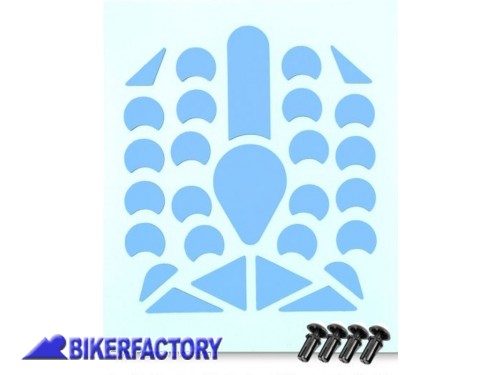 BikerFactory Kit aggangio adesivo di ricambio per estensione parafango PYRAMID PY00 08014 1039972
