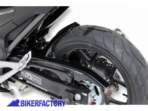 BikerFactory Parafango posteriore ERMAX con paracatena per HONDA NC 750 X 14 15 colore Nero Graphite ER01 730165141 1026988