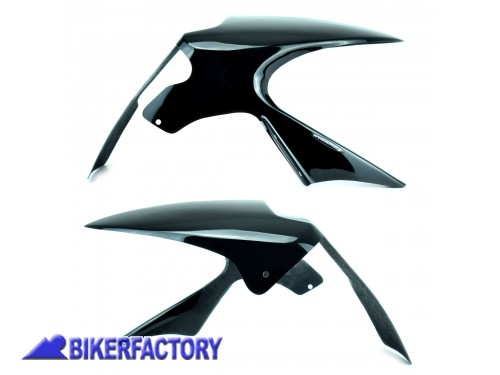 BikerFactory Parafango posteriore PYRAMID colore Black nero x KAWASAKI ZX 6 R Ninja 600 PY08 073230B 1019285