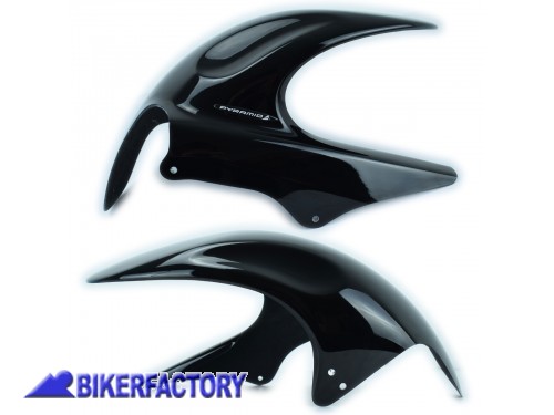 BikerFactory Parafango posteriore PYRAMID colore Black nero x SUZUKI DL 1000 V Strom KAWASAKI KLV 1000 PY05 070201B 1019069
