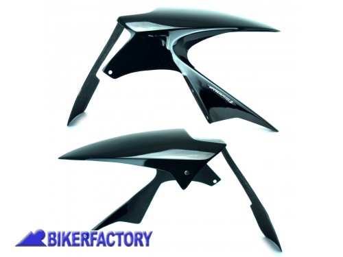 BikerFactory Parafango posteriore PYRAMID colore Gloss Black nero lucido x KAWASAKI ZX 6 R Ninja 636 PY08 073015B 1033023