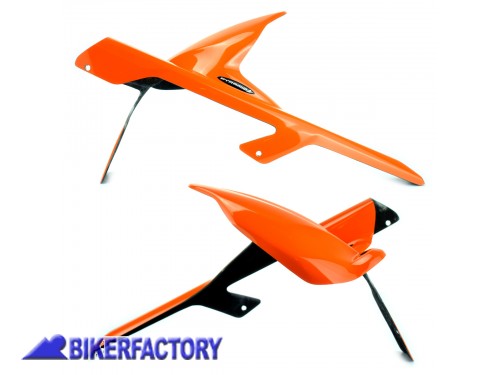BikerFactory Parafango posteriore PYRAMID colore Gloss Orange arancione lucido x KTM 690 Duke 4 R PY04 079302D 1033078