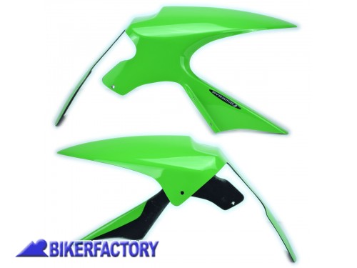 BikerFactory Parafango posteriore PYRAMID colore Green verde x KAWASAKI ZX 6 R Ninja 600 PY08 073230D 1019284