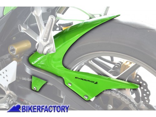 BikerFactory Parafango posteriore PYRAMID colore Green verde x KAWASAKI ZX 6 R Ninja 636 PY08 073015D 1033024