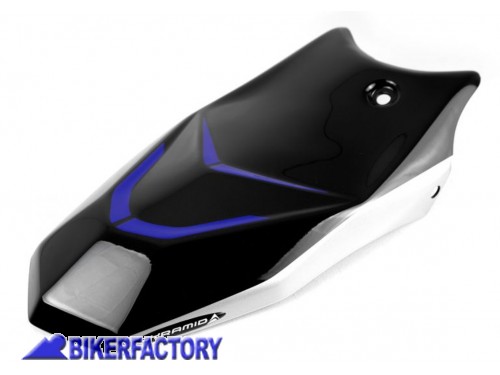 BikerFactory Parafango posteriore PYRAMID colore Yamaha blue Liquid Metal Midnight Black per YAMAHA MT 09 SP PY06 072445G 1041461