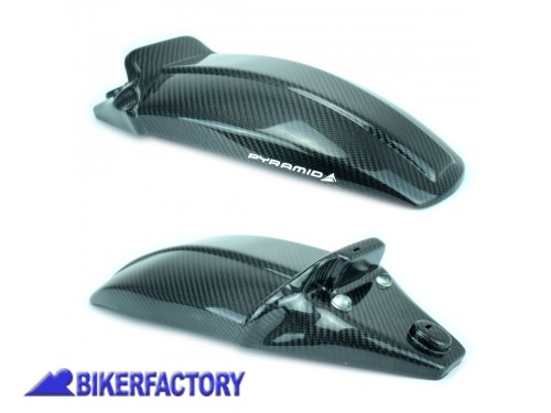 BikerFactory Parafango posteriore PYRAMID in fibra di carbonio x HONDA NC 700 S X NC 750 S X INTEGRA NC 700 PY01 071800A 1032949