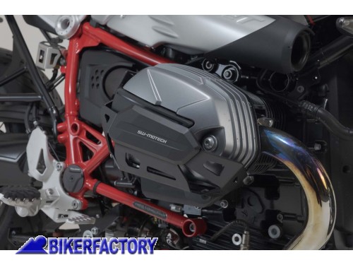 BikerFactory Protezione cilindri SW Motech colore NERO per BMW R nineT Pure Scrambler 20 in poi MSS 07 653 10001 B 1049586