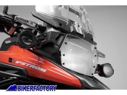 BikerFactory Protezione faro SW Motech per Suzuki V Strom 1050 LPS 05 936 10000 B 1043833