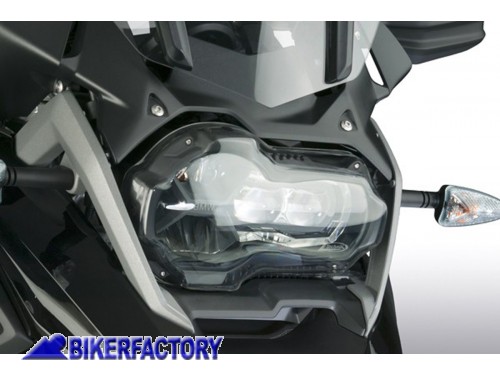BikerFactory Protezione faro ZTechnik in policarbonato per BMW R1200GS LC Adventure e R1250GS Adventure Modelli con faro a LED Z5403 1040917