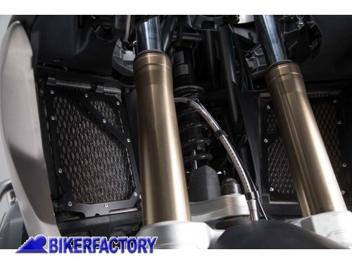BikerFactory Griglia protezione radiatore SW Motech per BMW R 1200 GS LC 16 in poi Rallye e R 1250 GS e R 1250 GS Style Rallye KLS 07 870 10000 B 1037210