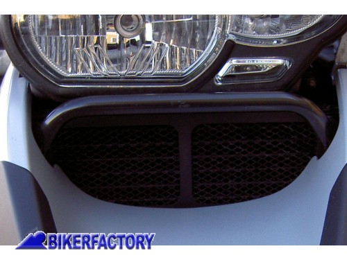 BikerFactory Griglia protezione radiatore colore NERO per BMW R1200 GS e ADVenture 04 12 BKF 07 6033 1049128