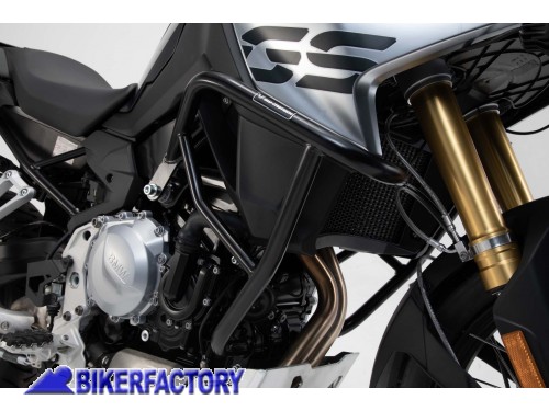 BikerFactory Protezione motore carena paracilindri tubolare SW Motech nero x BMW F 750 850 GS SBL 07 897 10000 B 1039454