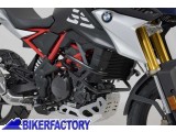 BikerFactory Protezione motore carena paracilindri tubolare SW Motech nero x BMW G 310 GS G 310 R SBL 07 649 10002 B 1045803