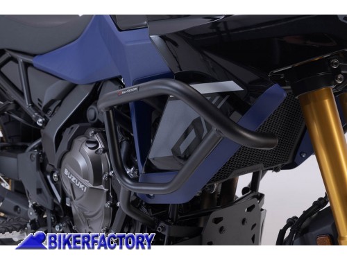 BikerFactory Protezione motore carena paracilindri tubolare SW Motech x Suzuki V Strom 800DE 22 in poi SBL 05 845 10001 B 1050012