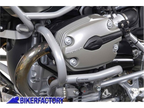 BikerFactory Protezione motore paracilindri tubolare SW Motech colore Argento per BMW R 1200 GS SBL 07 562 100 1000437