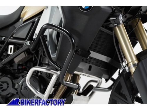 BikerFactory Protezione motore paracilindri tubolare SW Motech colore nero per BMW F 800 GS Adventure 13 in poi SBL 07 427 10000 B 1024970