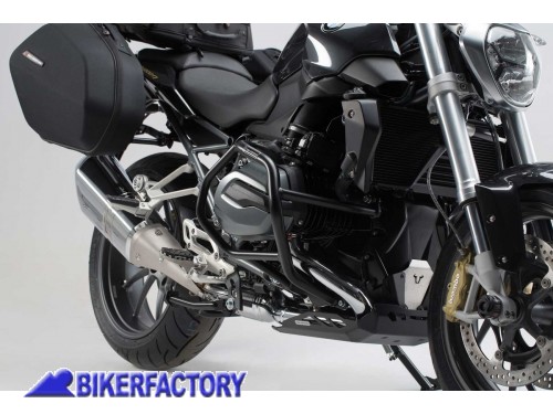 BikerFactory Protezione motore paracilindri tubolare SW Motech nero per BMW R 1200 R RS SBL 07 573 10000 B 1033162