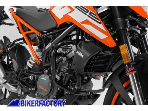 BikerFactory Protezione motore paracilindri tubolare SW Motech nero per KTM 125 200 DUKE SBL 04 214 10001 B 1038200