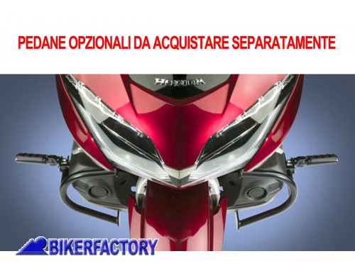 BikerFactory Protezione tubolare barre comfort per Honda Goldwing 1800 Colore nero P4015 002 1039788