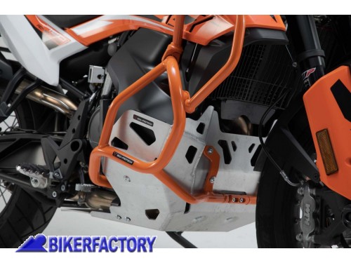 BikerFactory Protezione tubolare inferiore motore carena SW Motech colore arancio per KTM 790 890 Adventure Adventure R SBL 04 521 10000 EB 1049220