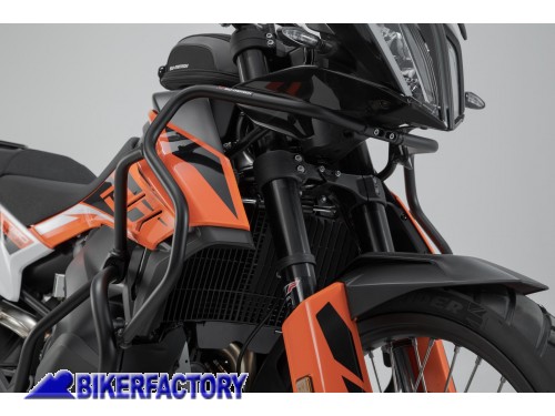 BikerFactory Protezione tubolare superiore serbatoio radiatore carena SW Motech colore nero per KTM 790 890 Adventure Adventure R SBL 04 521 10100 B 1042383