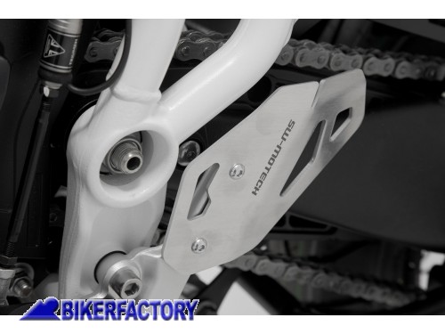 BikerFactory Protezione tallone pilota lato sx NERO per TRIUMPH Tiger 900 GT Rally Pro SCT 11 953 10100 B 1046429