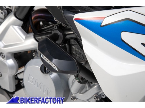 BikerFactory Tamponi paratelaio salva motore salva carena SW Motech per BMW G 310 R STP 07 649 10000 B 1039507
